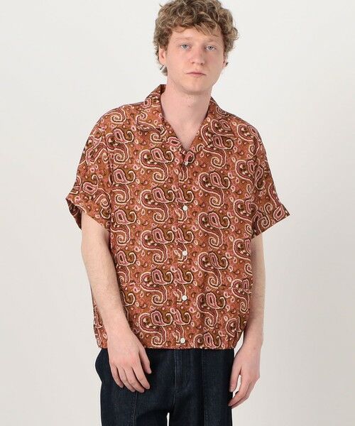 TOMORROWLAND / トゥモローランド シャツ・ブラウス | 【別注】HAVERSACK ATTIRE ペイズリープリント オープンカラーハーフスリーブシャツ | 詳細2