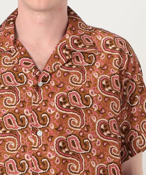 TOMORROWLAND / トゥモローランド シャツ・ブラウス | 【別注】HAVERSACK ATTIRE ペイズリープリント オープンカラーハーフスリーブシャツ | 詳細6