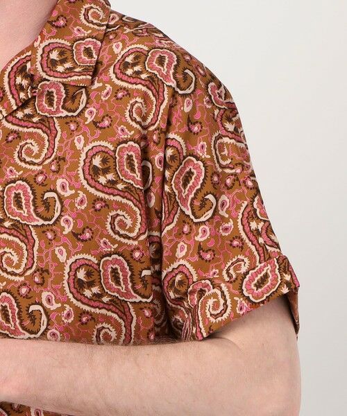 TOMORROWLAND / トゥモローランド シャツ・ブラウス | 【別注】HAVERSACK ATTIRE ペイズリープリント オープンカラーハーフスリーブシャツ | 詳細7