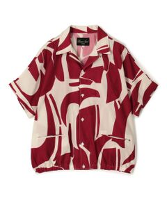 TOMORROWLAND / トゥモローランド シャツ・ブラウス | 【別注】HAVERSACK ATTIRE 総柄プリント オープンカラーハーフスリーブシャツ