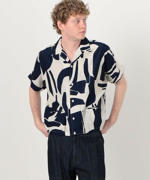 TOMORROWLAND / トゥモローランド シャツ・ブラウス | 【別注】HAVERSACK ATTIRE 総柄プリント オープンカラーハーフスリーブシャツ | 詳細2