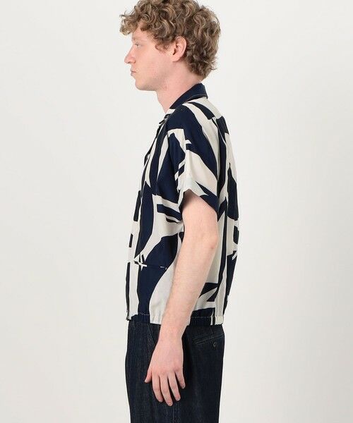 TOMORROWLAND / トゥモローランド シャツ・ブラウス | 【別注】HAVERSACK ATTIRE 総柄プリント オープンカラーハーフスリーブシャツ | 詳細4