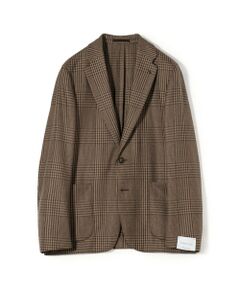TOMORROWLAND / トゥモローランド テーラードジャケット | CARUSO Butterfly ウールグレンチェック シングルブレステッド2Bジャケット