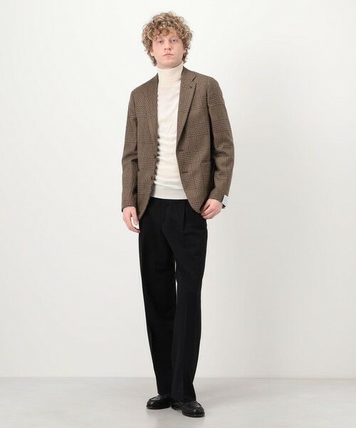 TOMORROWLAND / トゥモローランド テーラードジャケット | CARUSO Butterfly ウールグレンチェック シングルブレステッド2Bジャケット | 詳細1
