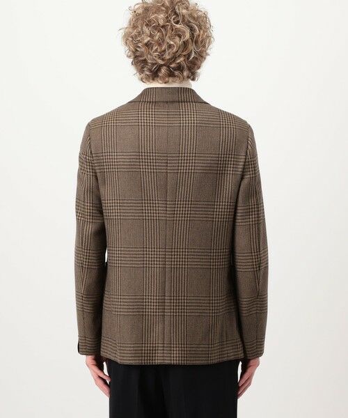 TOMORROWLAND / トゥモローランド テーラードジャケット | CARUSO Butterfly ウールグレンチェック シングルブレステッド2Bジャケット | 詳細5