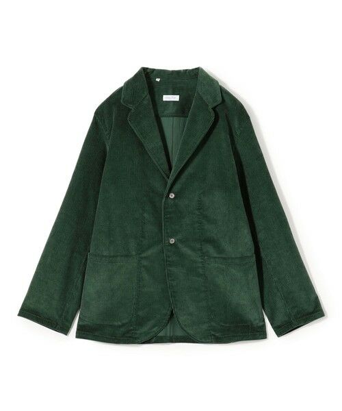 TOMORROWLAND / トゥモローランド テーラードジャケット | Salvatore Piccolo コットンコーデュロイ シングルブレステッド2Bジャケット（55 グリーン）