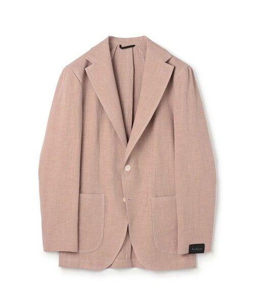 TOMORROWLAND / トゥモローランド テーラードジャケット | ERRICO FORMICOLA リネンコットン シングルブレステッド2Bジャケット(33 ピンク)