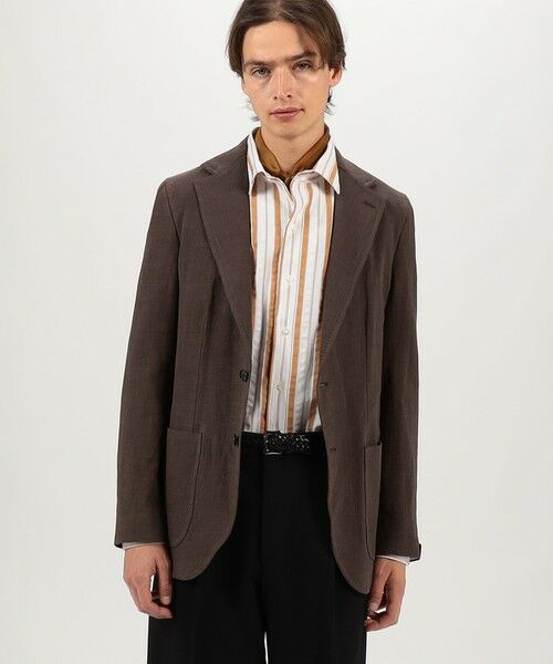 TOMORROWLAND / トゥモローランド テーラードジャケット | ERRICO FORMICOLA リネンコットン シングルブレステッド2Bジャケット | 詳細1