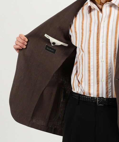 TOMORROWLAND / トゥモローランド テーラードジャケット | ERRICO FORMICOLA リネンコットン シングルブレステッド2Bジャケット | 詳細5