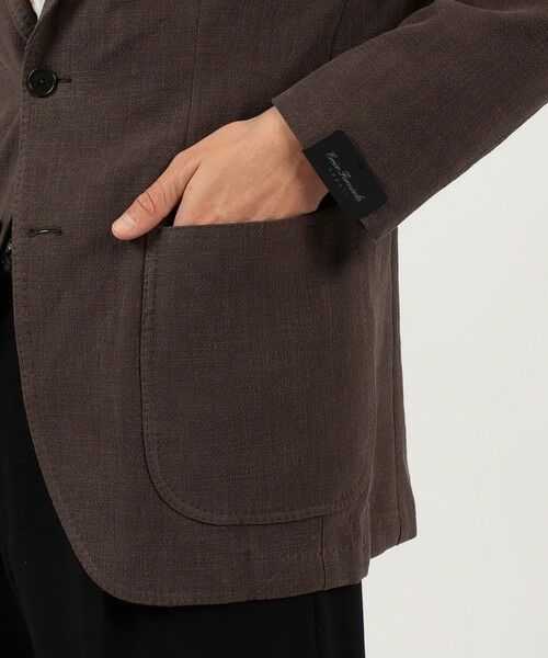 TOMORROWLAND / トゥモローランド テーラードジャケット | ERRICO FORMICOLA リネンコットン シングルブレステッド2Bジャケット | 詳細9