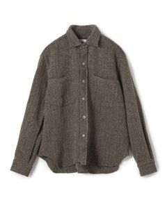 TOMORROWLAND / トゥモローランド ブルゾン | Salvatore Piccolo ウールヘリンボーン ダブルポケットシャツブルゾン