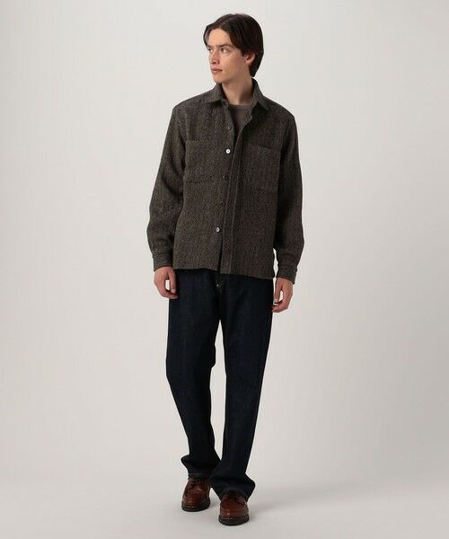 TOMORROWLAND / トゥモローランド ブルゾン | Salvatore Piccolo ウールヘリンボーン ダブルポケットシャツブルゾン | 詳細1
