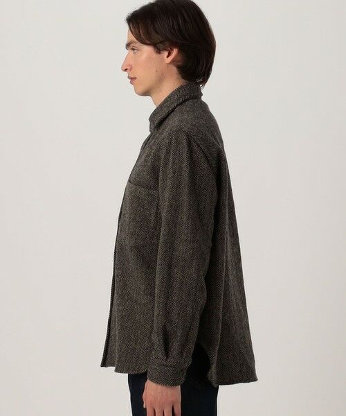 TOMORROWLAND / トゥモローランド ブルゾン | Salvatore Piccolo ウールヘリンボーン ダブルポケットシャツブルゾン | 詳細4