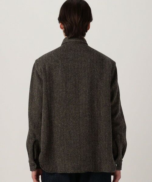TOMORROWLAND / トゥモローランド ブルゾン | Salvatore Piccolo ウールヘリンボーン ダブルポケットシャツブルゾン | 詳細5