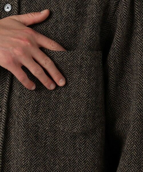 TOMORROWLAND / トゥモローランド ブルゾン | Salvatore Piccolo ウールヘリンボーン ダブルポケットシャツブルゾン | 詳細7