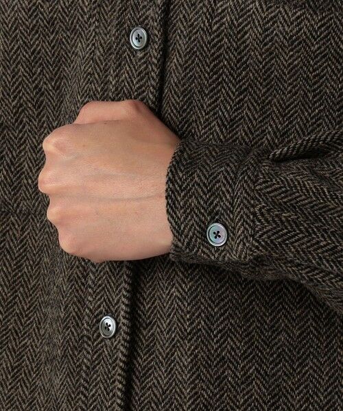 TOMORROWLAND / トゥモローランド ブルゾン | Salvatore Piccolo ウールヘリンボーン ダブルポケットシャツブルゾン | 詳細8
