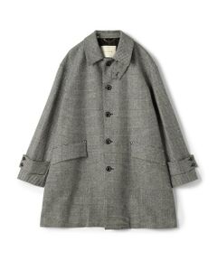 TOMORROWLAND / トゥモローランド ステンカラーコート | MACKINTOSH HUMBIE ウールグレンチェック ステンカラーコート