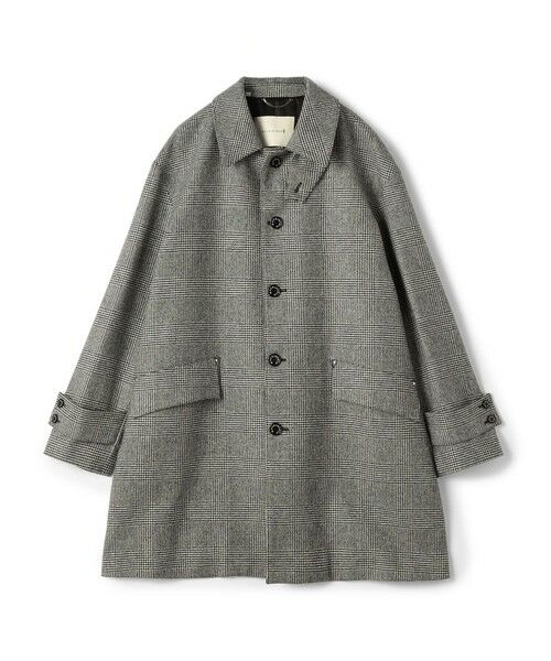 TOMORROWLAND / トゥモローランド ステンカラーコート | MACKINTOSH HUMBIE ウールグレンチェック ステンカラーコート（18 グレンチェック）