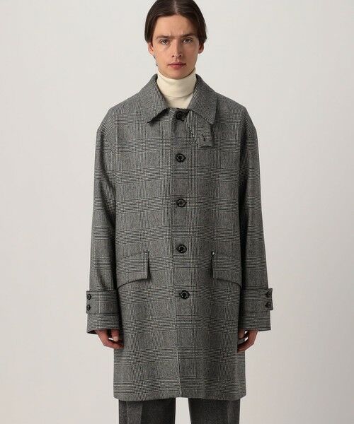 TOMORROWLAND / トゥモローランド ステンカラーコート | MACKINTOSH HUMBIE ウールグレンチェック ステンカラーコート | 詳細2