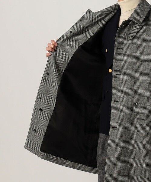 TOMORROWLAND / トゥモローランド ステンカラーコート | MACKINTOSH HUMBIE ウールグレンチェック ステンカラーコート | 詳細5
