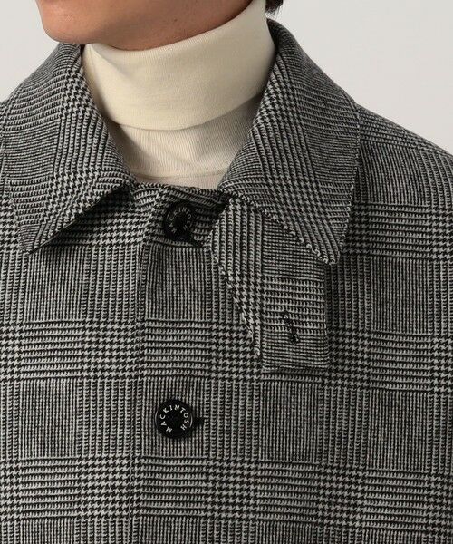 TOMORROWLAND / トゥモローランド ステンカラーコート | MACKINTOSH HUMBIE ウールグレンチェック ステンカラーコート | 詳細6