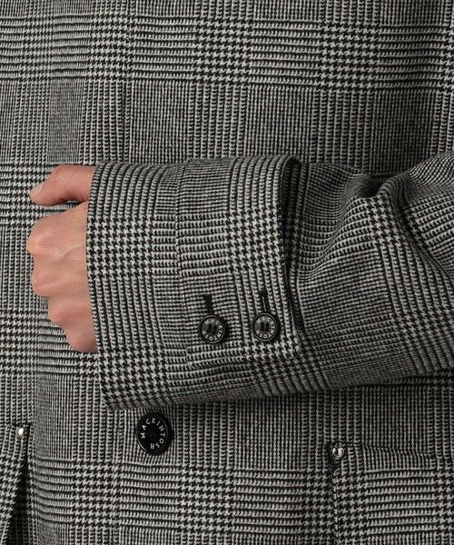 TOMORROWLAND / トゥモローランド ステンカラーコート | MACKINTOSH HUMBIE ウールグレンチェック ステンカラーコート | 詳細8