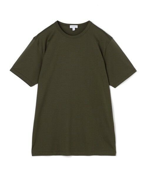 TOMORROWLAND / トゥモローランド カットソー | SUNSPELコットン クラシック Tシャツ（55 Deep Olive）