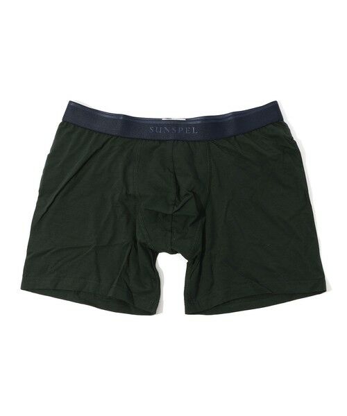 TOMORROWLAND / トゥモローランド ボクサーパンツ・ブリーフ | SUNSPEL コットンストレッチ トランクス（55 Seaweed）