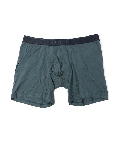 TOMORROWLAND / トゥモローランド ボクサーパンツ・ブリーフ | SUNSPEL コットンストレッチ トランクス（57 Dark Petrol）