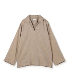 TOMORROWLAND / トゥモローランド シャツ・ブラウス | 【別注】Salbatore Piccolo HAVANA コットンリネン プルオーバーロングスリーブ カプリシャツ