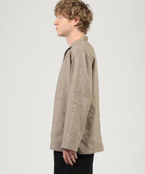 TOMORROWLAND / トゥモローランド シャツ・ブラウス | 【別注】Salbatore Piccolo HAVANA コットンリネン プルオーバーロングスリーブ カプリシャツ | 詳細3