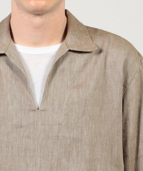 TOMORROWLAND / トゥモローランド シャツ・ブラウス | 【別注】Salbatore Piccolo HAVANA コットンリネン プルオーバーロングスリーブ カプリシャツ | 詳細5