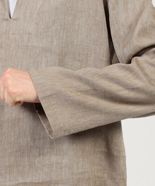TOMORROWLAND / トゥモローランド シャツ・ブラウス | 【別注】Salbatore Piccolo HAVANA コットンリネン プルオーバーロングスリーブ カプリシャツ | 詳細6