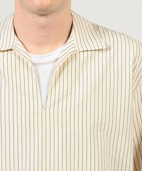TOMORROWLAND / トゥモローランド シャツ・ブラウス | 【別注】Salbatore Piccolo HAVANA コットンストライプ プルオーバーロングスリーブ カプリシャツ | 詳細5