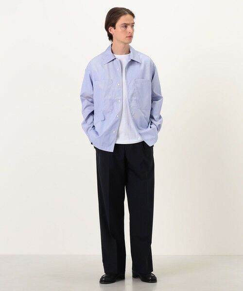 TOMORROWLAND / トゥモローランド シャツ・ブラウス | 【店舗限定】コットンブルゾンカラー ダブルポケットシャツ | 詳細1