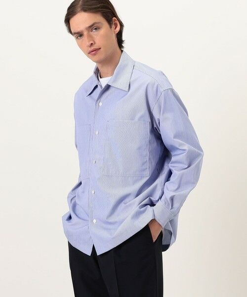 TOMORROWLAND / トゥモローランド シャツ・ブラウス | 【店舗限定】コットンブルゾンカラー ダブルポケットシャツ | 詳細2