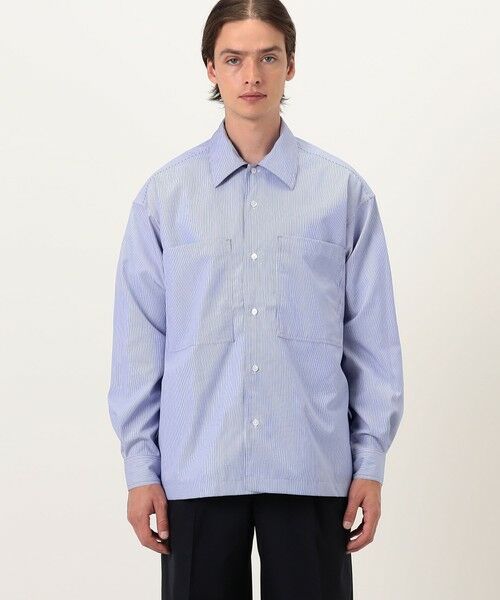 TOMORROWLAND / トゥモローランド シャツ・ブラウス | 【店舗限定】コットンブルゾンカラー ダブルポケットシャツ | 詳細3