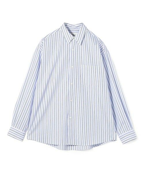 TOMORROWLAND / トゥモローランド シャツ・ブラウス | 【店舗限定】コットンストライプ レギュラーカラーロングスリーブシャツ（64 ライトブルー系）
