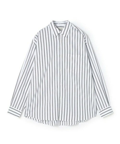 TOMORROWLAND / トゥモローランド シャツ・ブラウス | 【店舗限定】コットンストライプ レギュラーカラーロングスリーブシャツ（66 ブルー系）