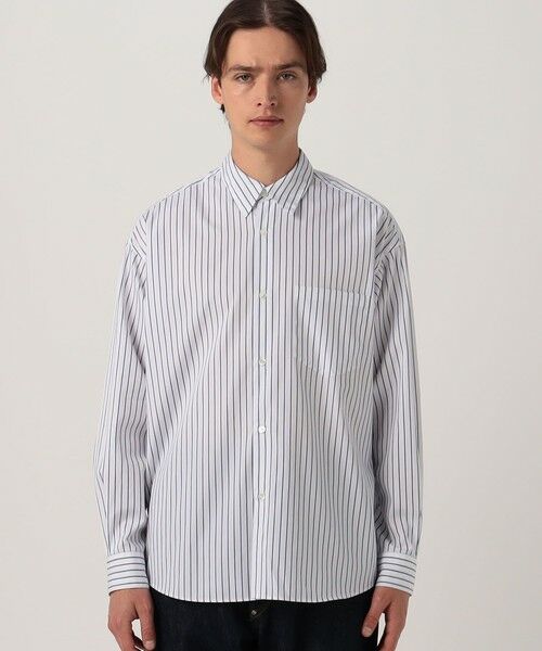 TOMORROWLAND / トゥモローランド シャツ・ブラウス | 【店舗限定】コットンストライプ レギュラーカラーロングスリーブシャツ | 詳細3