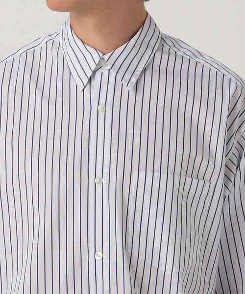 TOMORROWLAND / トゥモローランド シャツ・ブラウス | 【店舗限定】コットンストライプ レギュラーカラーロングスリーブシャツ | 詳細6
