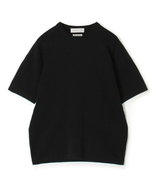 TOMORROWLAND / トゥモローランド ニット・セーター | TOMORROWLAND tricot シーアイランドコットン ハーフスリーブクルーネックニット（19 ブラック）