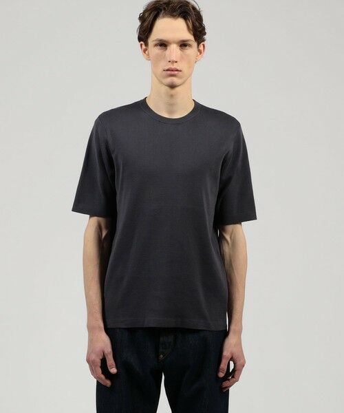 TOMORROWLAND / トゥモローランド ニット・セーター | TOMORROWLAND tricot シーアイランドコットン ハーフスリーブクルーネックニット | 詳細2