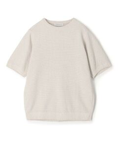 TOMORROWLAND tricot コットンリネン クルーネックプルオーバーニット