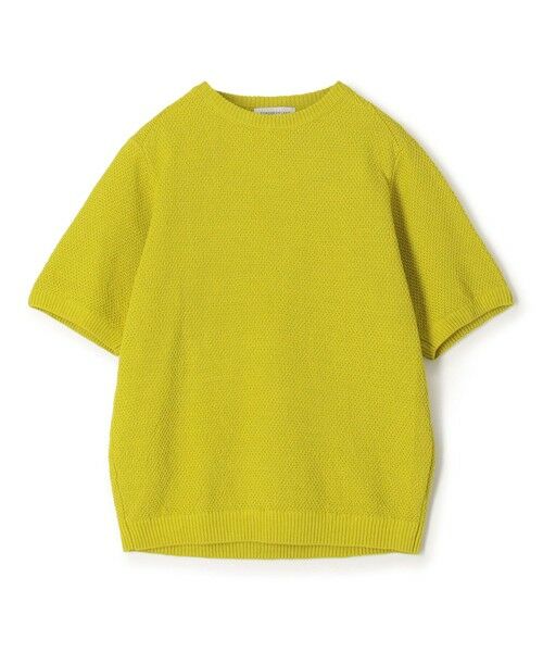 TOMORROWLAND / トゥモローランド ニット・セーター | TOMORROWLAND tricot コットンリネン クルーネックプルオーバーニット（23 イエロー）