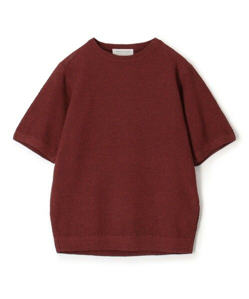TOMORROWLAND / トゥモローランド ニット・セーター | TOMORROWLAND tricot コットンリネン クルーネックプルオーバーニット（47 ブラウン）