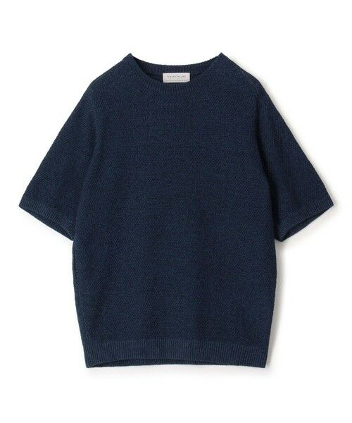 TOMORROWLAND / トゥモローランド ニット・セーター | TOMORROWLAND tricot コットンリネン クルーネックプルオーバーニット（67 ダークブルー）