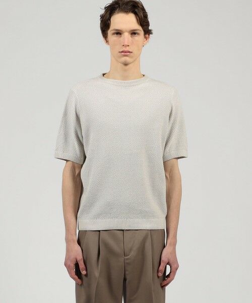 TOMORROWLAND / トゥモローランド ニット・セーター | TOMORROWLAND tricot コットンリネン クルーネックプルオーバーニット | 詳細2