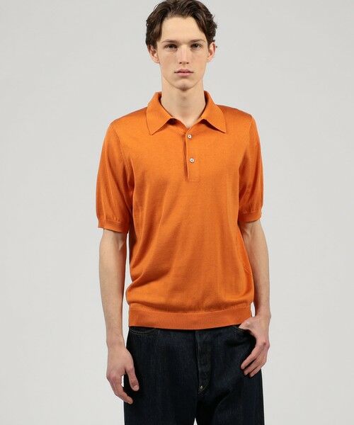 TOMORROWLAND / トゥモローランド ポロシャツ | TOMORROWLAND tricot シルクコットン ニットポロシャツ SESIA | 詳細1