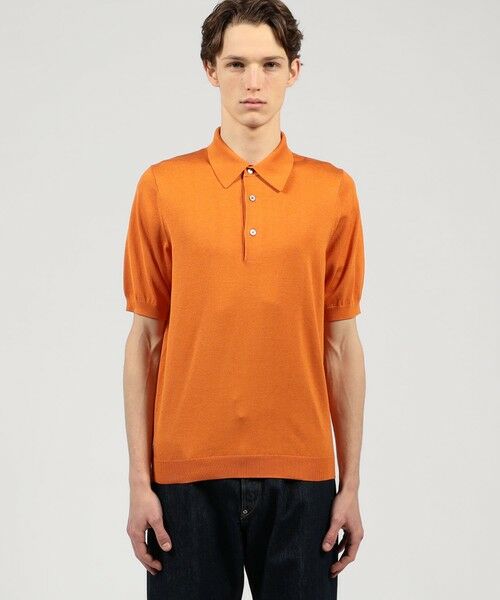 TOMORROWLAND / トゥモローランド ポロシャツ | TOMORROWLAND tricot シルクコットン ニットポロシャツ SESIA | 詳細2